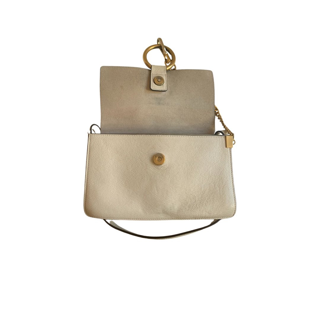 Sacs à bandoulière Chloé mini Faye - Cuir Beige - CHLOÉ - Rebirth Maroc